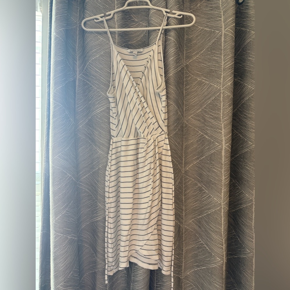 41 Hawthorn Black and White Striped Midi Dress